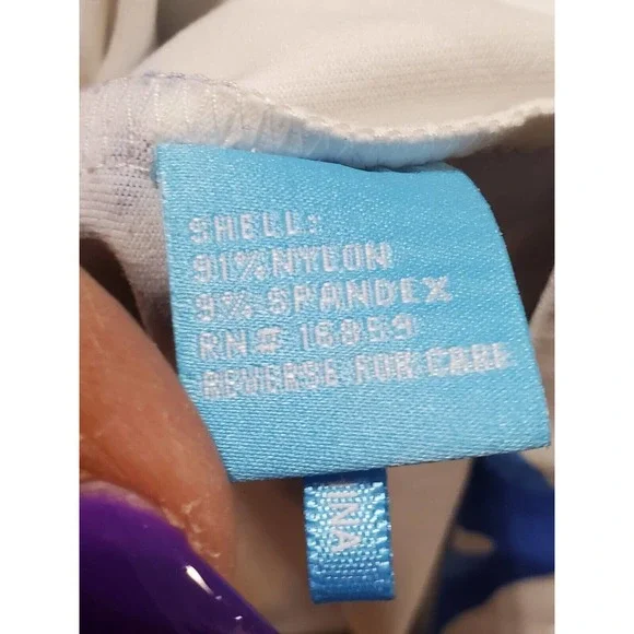 J. Mclaughlin Women's White Nylon Round Neck Sleeveless knee Length Dress Size S - Picture 9 of 11